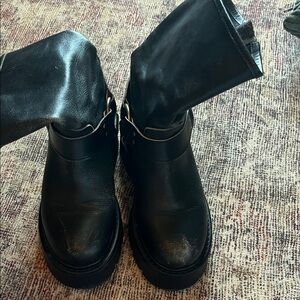 Steve Madden Reika Platform Moto Boot